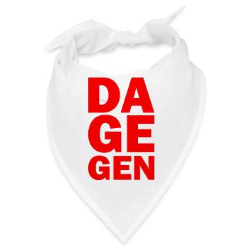 Dagegen - Bandana - Weiß - Vorne