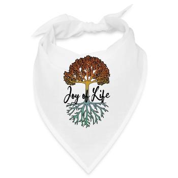 Joy of Life - Bandana - Weiß - Vorne