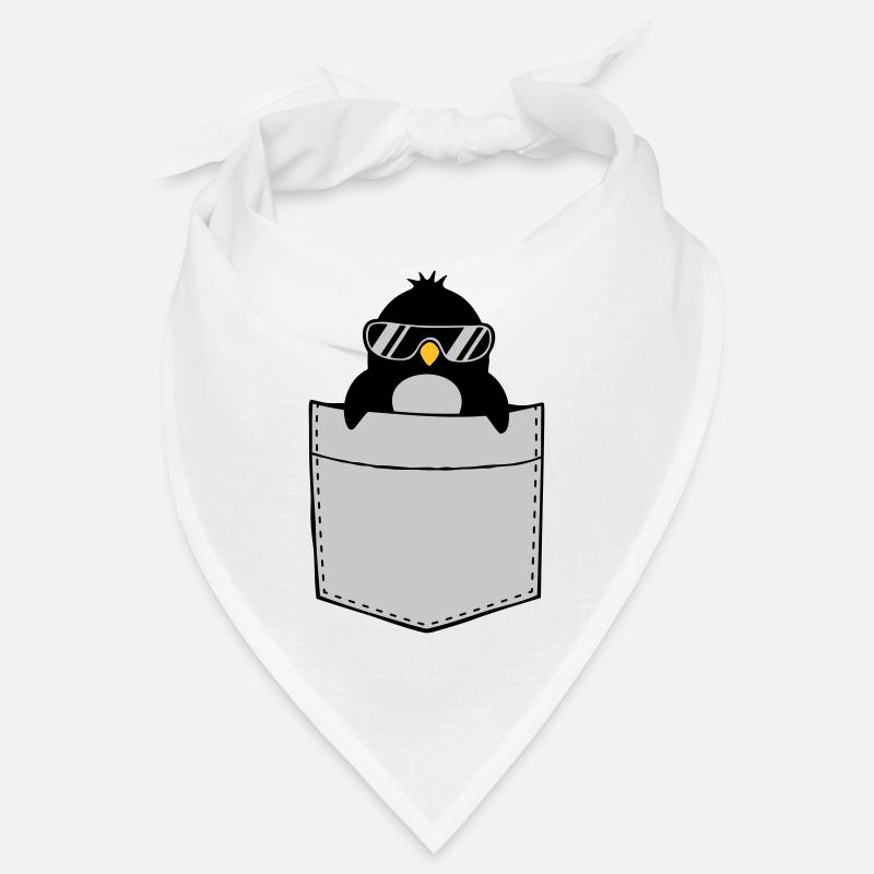 Poche de poitrine de chemise pingouine Bandana