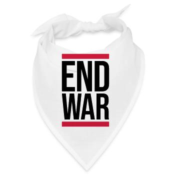 End War Stop - Bandana - Weiß - Vorne