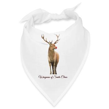 Wingman of Santa - Bandana - Weiß - Vorne