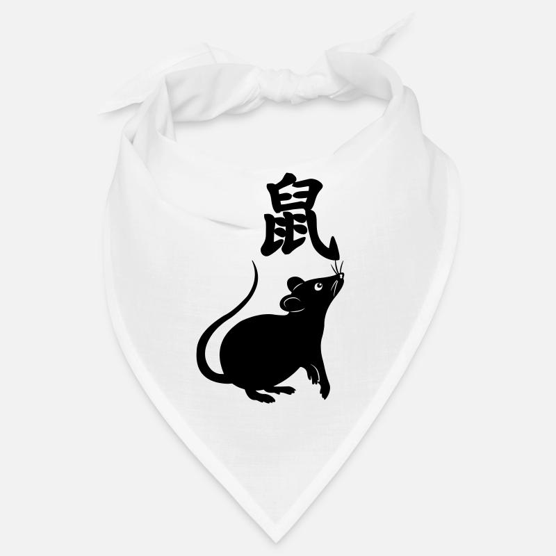 Chinese character rat with rat image Bandana