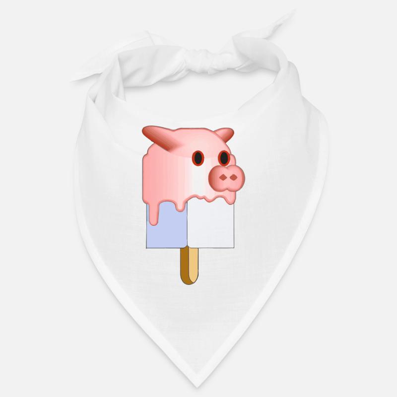 Popsicles pig's face Bandana