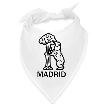 Logo von Madrid - Bandana - Weiß - Vorne