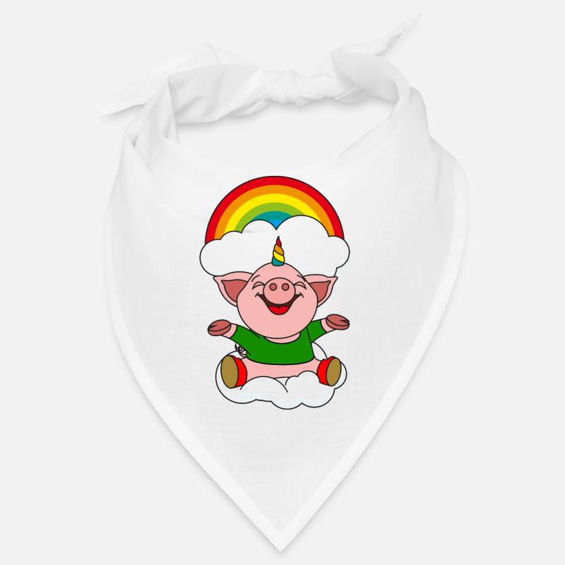 petite corne de cochon colorée Bandana