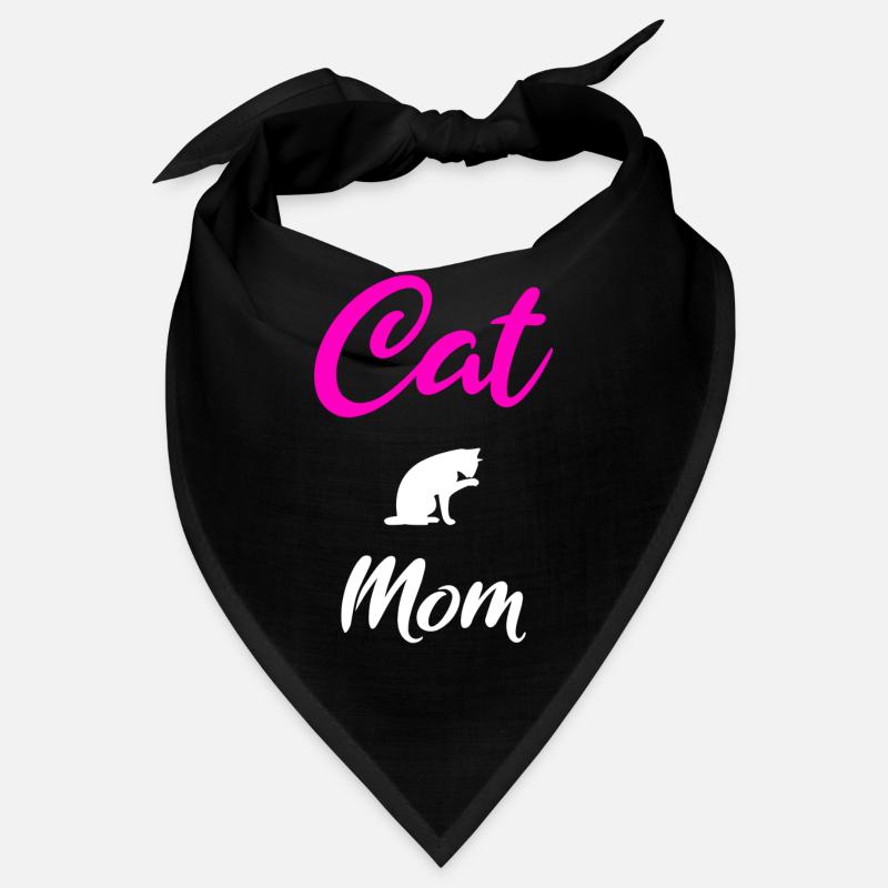 Cat Mom Gift blanc Bandana