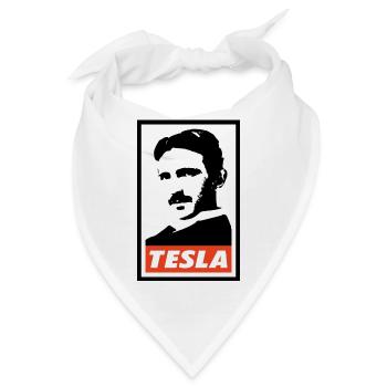 Nikola Tesla - Bandana - Weiß - Vorne