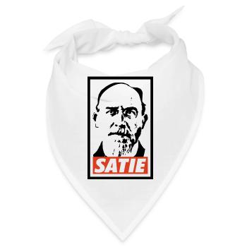 Eric Satie - Bandana - Weiß - Vorne