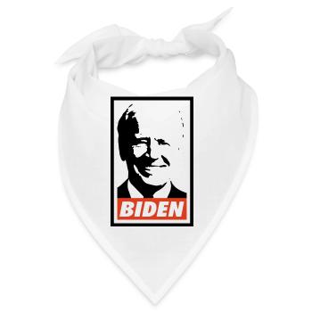 Joe Biden - Bandana - Weiß - Vorne