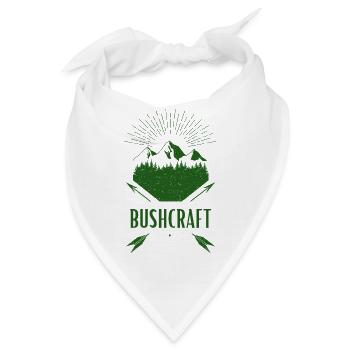 Bushcraft survival - Bandana - Weiß - Vorne