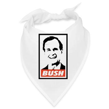 George H.W. Busch - Bandana - Weiß - Vorne