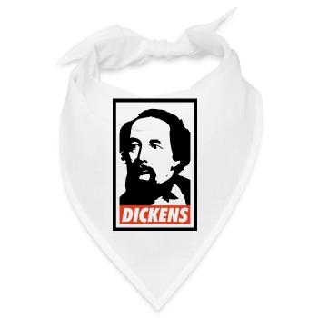 Charles Dickens - Bandana - Weiß - Vorne