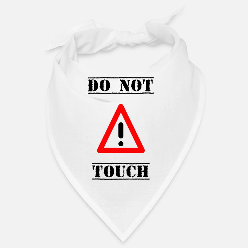PANEL. DO NOT TOUCH. DANGER. HUMOR. FUNNY Bandana