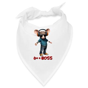 Like a Mouse - Bandana - Weiß - Vorne