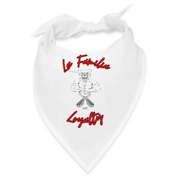 La Familia, Loyalty Design - Bandana - Weiß - Vorne