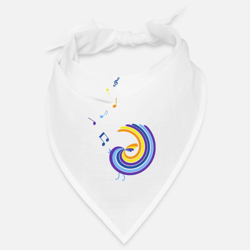 bunter singvogel Bandana