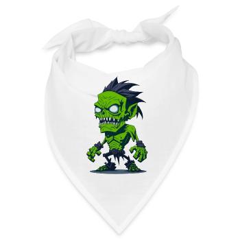 Zombie - Bandana - Weiß - Vorne
