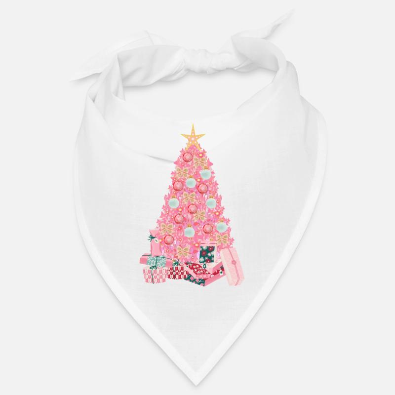 Pink Fir Tree Bandana