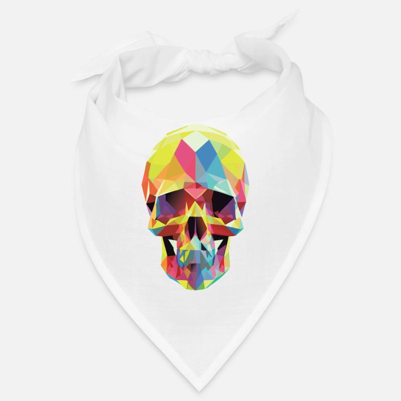Crâne Low Poly Bandana