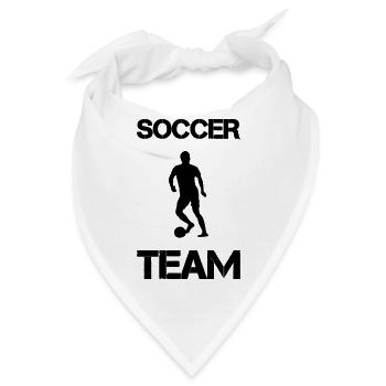 soccer player team - Bandana - Weiß - Vorne
