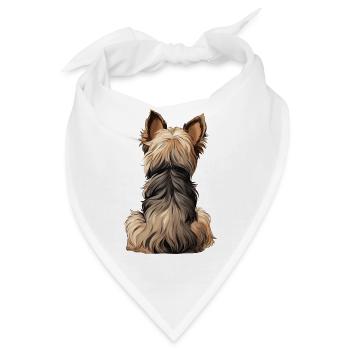 Yorkshire Terrier - Bandana - Weiß - Vorne