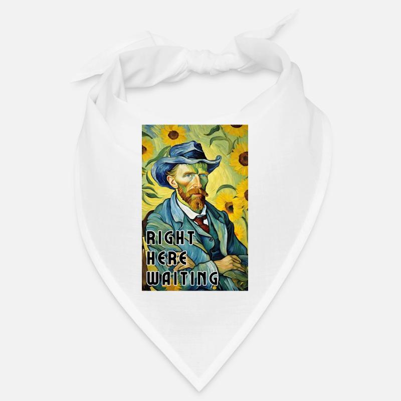 Hier wartet - Impressionismus-Malerei Bandana