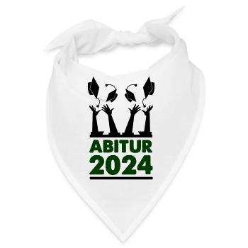 abitur 2024 - Bandana - Weiß - Vorne