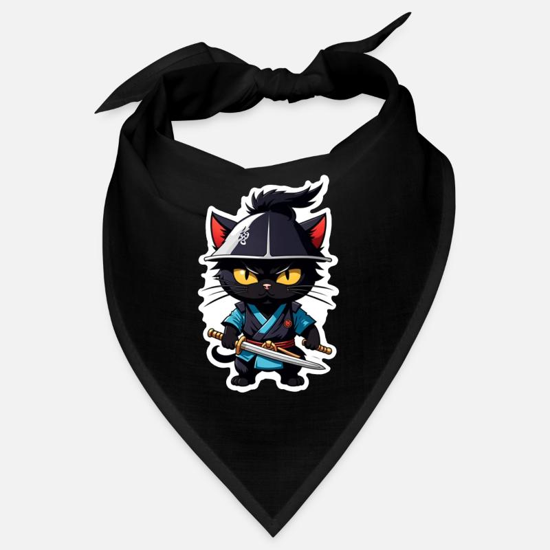 chat ninja - chaton samourai Bandana