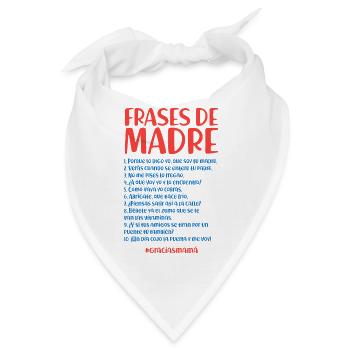 Zitate der Mutter - Bandana - Weiß - Vorne