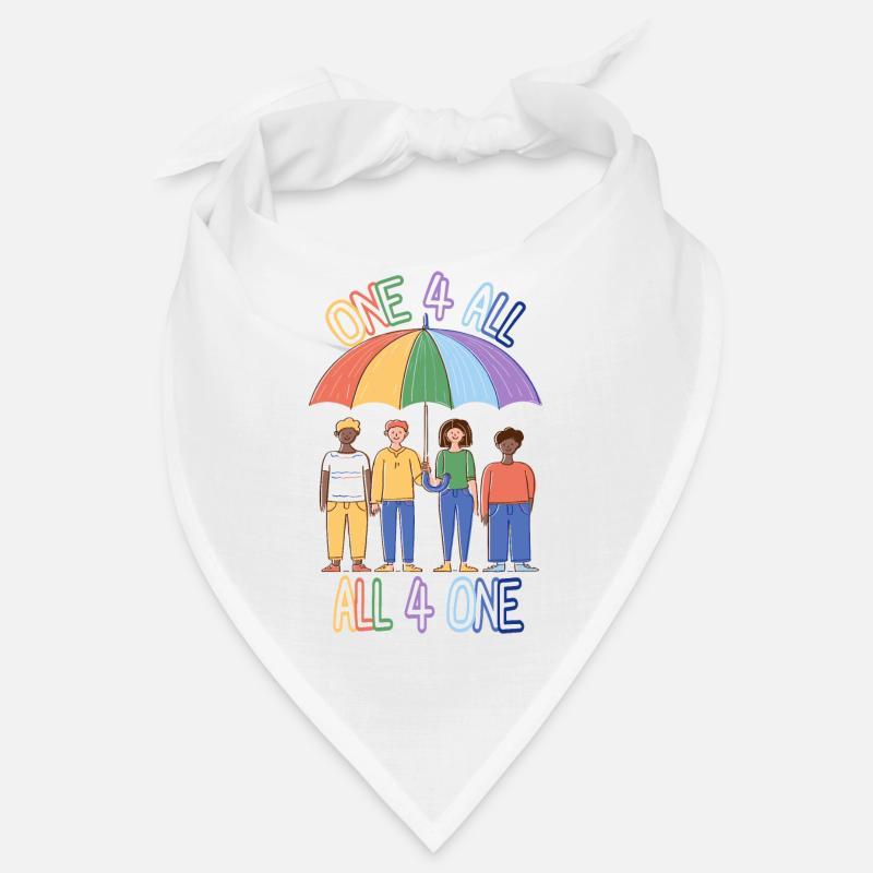 Rainbow PrideTeam, alle 4 eins und eins 4 alle! Bandana