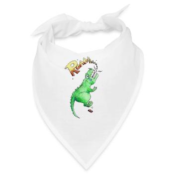 T-Rex - Bandana - Weiß - Vorne