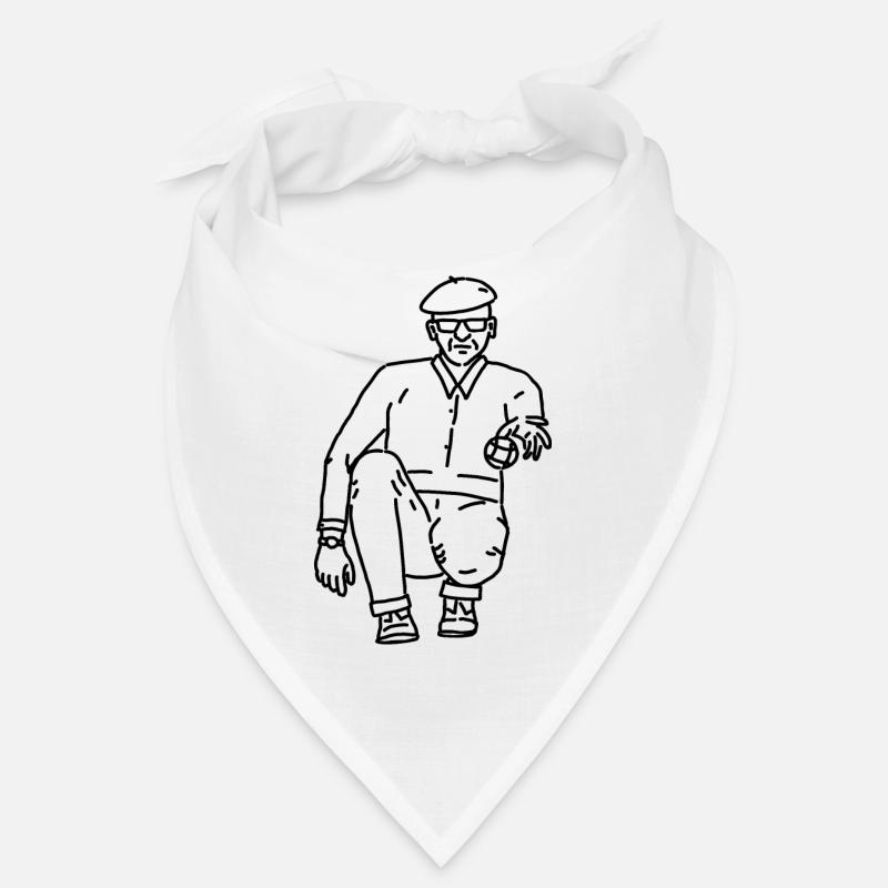 Petanque Player Left-Handed Bandana