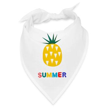 FEIERTAG. FROHE FEIERTAGE. GELIEBTE. MEISTER. LEHRER - Bandana - Weiß - Vorne