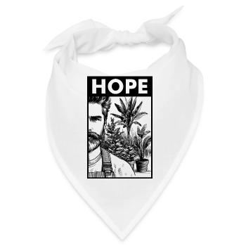 Pflanzen sind unsere Hoffnung - Bandana - Weiß - Vorne