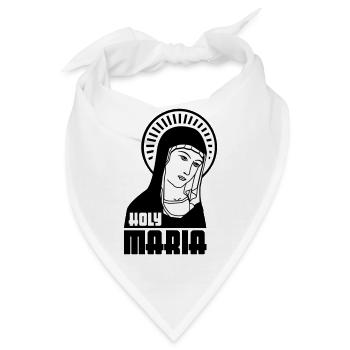 Holy Maria - Bandana - Weiß - Vorne