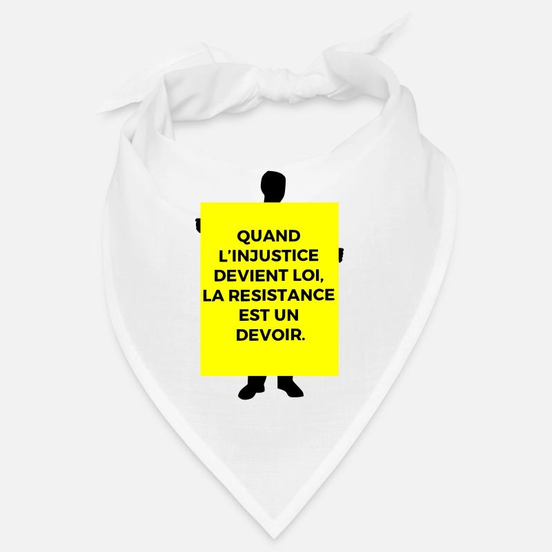 Injustice - Bandana - blanc