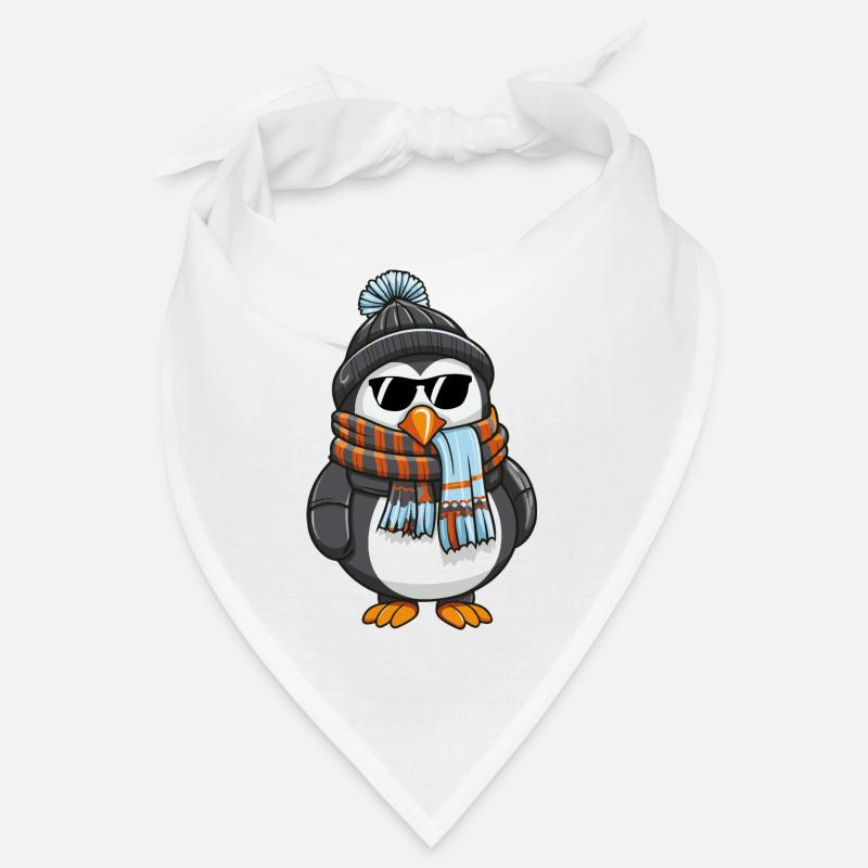 Pingouin Bande Dessinée Hiver Bandana
