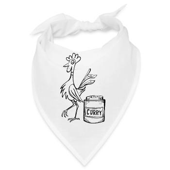 Tag des Chicken Curry - Bandana - Weiß - Vorne