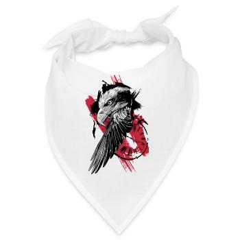 Trash Polka // Illustration - Bandana - Weiß - Vorne