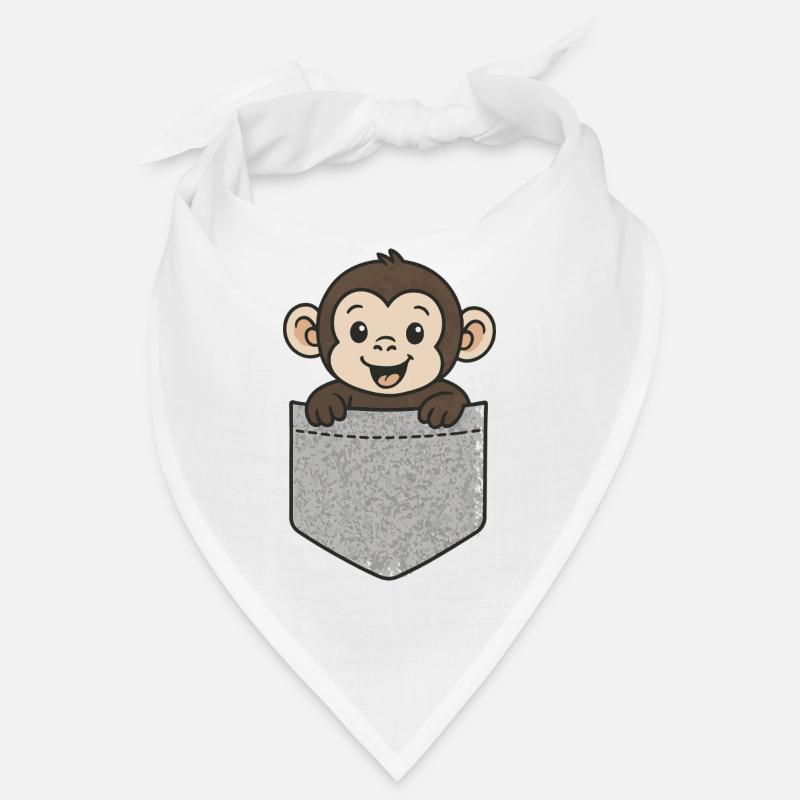Pocket monkey Bandana