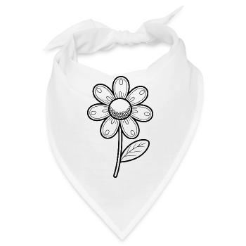Gänseblümchen - Bandana - Weiß - Vorne