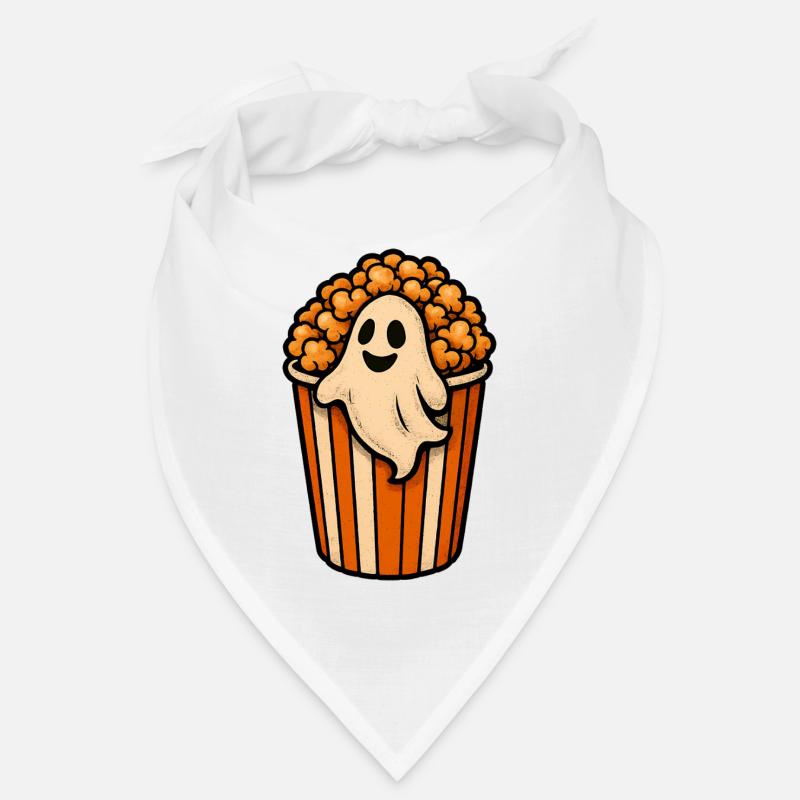 Popcorn ghost in the popcorn pot Bandana
