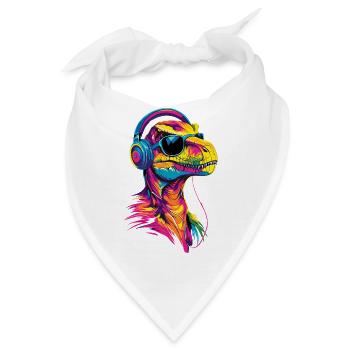 Raptor Velociraptor Dinosaurier Dino Raptoren - Bandana - Weiß - Vorne