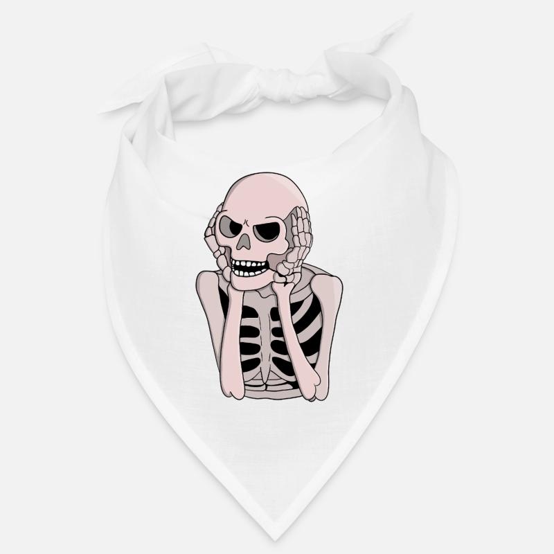 Anxious Skeleton Sketch Bandana