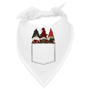 Wichtel  - Bandana - Weiß - Vorne