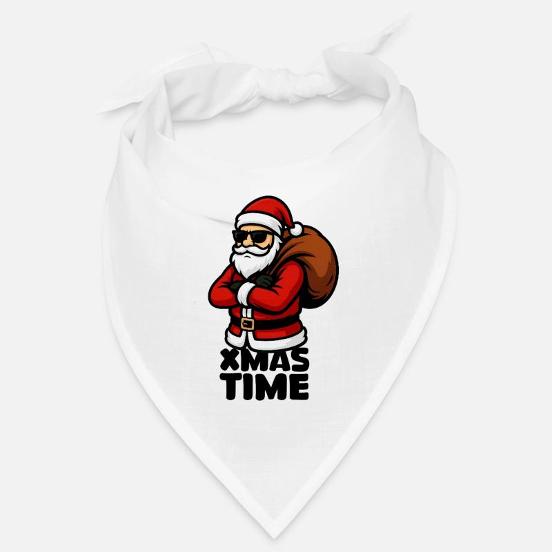 Cooler Santa mit Geschenksack Bandana