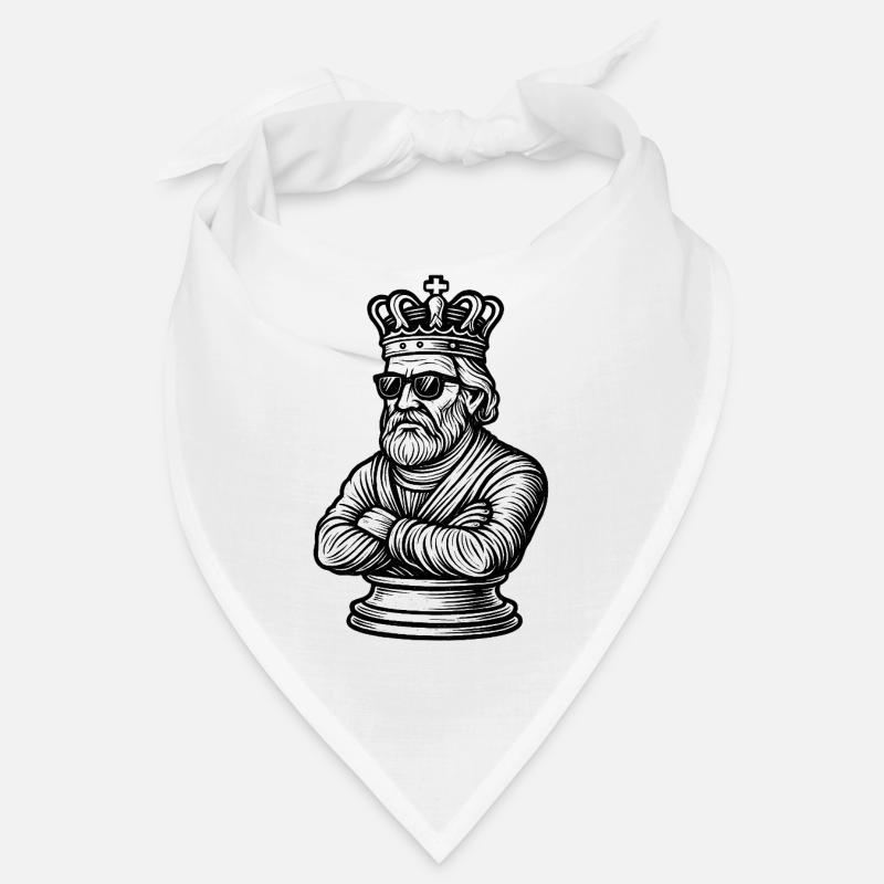 Cool chess king with sunglasses Bandana