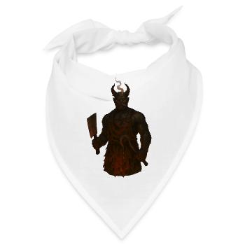 Devil Butcher Demon - Bandana - Weiß - Vorne