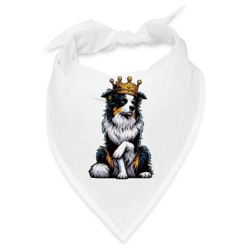 Australian Shepherd Aussie Aussiebesitzer Aussies - Bandana - Weiß - Vorne