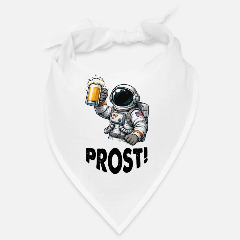 Astronaut mit Bierglas Bandana